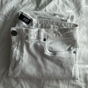 Kut from the Kloth Donna Ankle White Skinny Jeans // Size 14